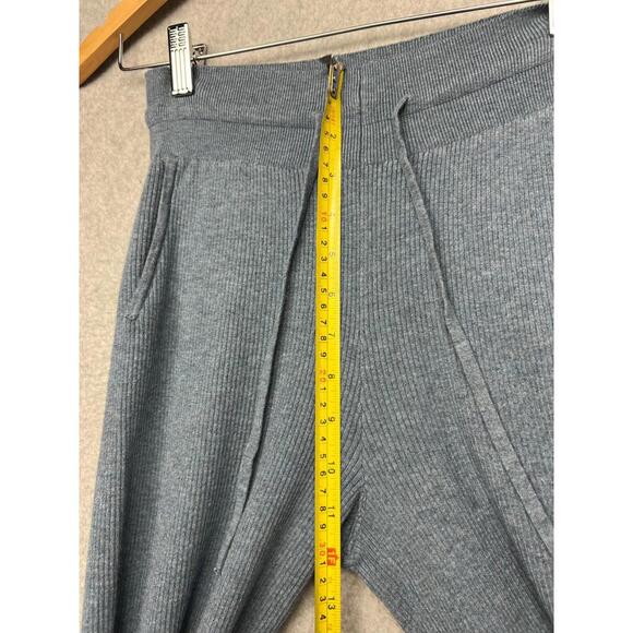 Uniqlo Ribbed Knit High Waisted Lounge Trouser Sweatpants Womens S Blue Comfort - Picture 8 of 12